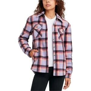 SAGE COLLECTIVE Plaid Sherpa Lined Flannel Shirt‎ Jacket Large
